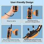Shock Collar for Dogs (5–150Lbs) 4400FT IPX7 Waterproof Dog Training Collar with Remote Control 5 Training Modes Rechargeable Electric Dog Collar with Light, E collar for Puppy Small Medium Large Dogs