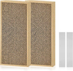 HappyFreeSX Splicing Cat Scratch Pad: Cat Scratchers for Indoor Cats and Kitten, 2 Pack Cat Scratching Pad, Cat Scratcher Cardboard, Cat Scratching Pad, Premium Scratch from Cats, Double-Sided Design