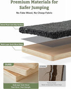 5-in-1 Cat Wall Shelves, Solid Wood & Velvet & Sisal Scratcher, 44lbs Max Load, Wall Mounted Cat Furniture for Climbers, Cat Climbing Wall System, Fits Drywall & Solid Walls - Dark Gray