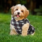 Weewooday 4 Pieces Winter Fabric Dog Sweaters with Leash Ring Soft Fleece Vest Pullover Pet Jacket Warm Dog Clothes Coats for Pet Puppy Cats Chihuahua(L(Neck:13.8-15” Chest:18.9-19.7”))