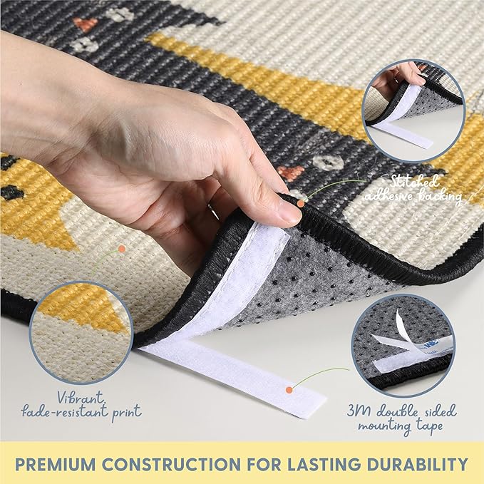 The Cat Ladies Scratching Poster - Wall Scratcher Pads - Scratch Mat Art Print for Indoor Cats - Furniture, Couch, and Carpet Protector - Wall Mounted or Floor Sisal Scratchers