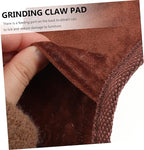Fish Shaped Cat Scratching Pad Natural Sisal Hanging Protector for Furniture Claw Grinding Mat Eco-Friendly Cat Toy 20.86X5.23X1.18In
