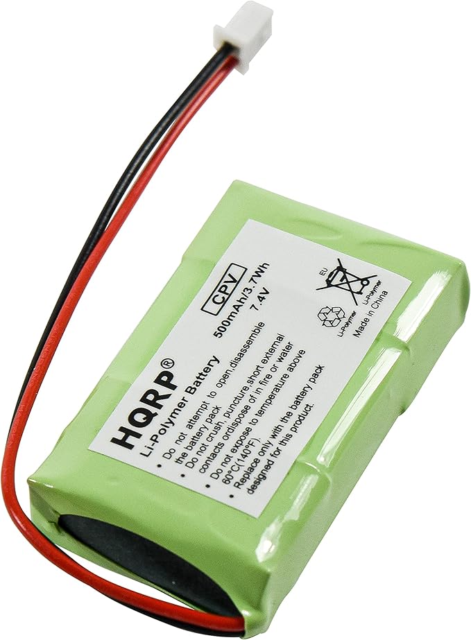HQRP Battery Compatible with Dogtra 2300-NCP Advance, 2302-NCP Advance, 2500-T&B Remote Controlled Dog Training Collar Receiver
