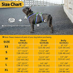 Huntboo Escape Proof Harness for Dogs, No Escape Dog Harness, No Pull Dog Harness for Small Dogs with Handle, Reflective, Breathable,Durable, Adjustable Vest for Walking,and Running Gear(Vista Blue,S)