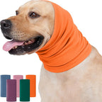 Nanaki Dog Calming Hoodie Ear Wraps for Dogs, Fireworks Ear Protection Head Muffs Doggy Warp Anxiety Relief, Doggy Hematoma Wrap, Pet Head Cover for Grooming and Force Drying Bathing Pet Protector