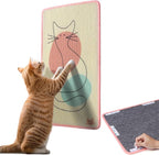 The Cat Ladies Scratching Poster - Wall Scratcher Pads - Scratch Mat Art Print for Indoor Cats - Furniture, Couch, and Carpet Protector - Wall Mounted or Floor Sisal Scratchers