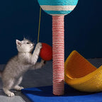 35 Inch Starry Sky Cat Tree Tower | Multi-Layer Cats Furniture with Space Capsule | Cat Bed & House Combined | Durable Cat Scratching Post for Indoor