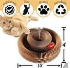 Magic Organ Cat Scratcher Board, Cat Ball Adventure The Ultimate Interactive Mental Physical Exercise for Indoor Cats Toy 2026