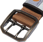 Carhartt Pet Fully Adjustable Wide Webbing Collar for Dogs, Heavy Duty Nylon for Walking & Training, Carhartt Brown, Medium