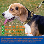 Kazazoo Martingale Collar for Dogs with Quick Release Buckle Adjustable Soft Durable Dog Collar for Small Medium Large No Pull Training Dog Collars-Brown Leopard L
