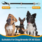 PAWBEE Dog Door Bells for Potty Training, Adjustable, 7 Extra-Loud Potty Jingle Bells for Large and Small Dogs, Set of 2