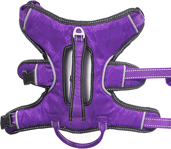 Tuff Pupper Escape Proof No Escape Dog Harness | 5 Point Adjustable Fit Harness for Dogs | Padded Dog Harnesses | Handle Dog Lift Harnesses