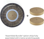 Nest Cat Scratcher Lounge Bed - for Rubbing, Resting, and Scratching (Assembled Bundle, Nordic Blue)