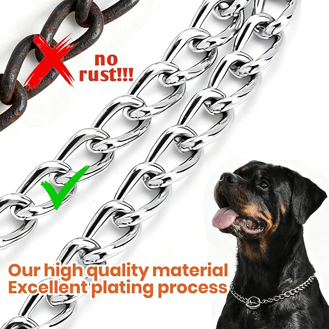 Martingale Dog Collar for Small Dogs, Adjustable Safety Choker Collar for Puppy Training, Limited Slip Control for XS S Neck, Silver XS