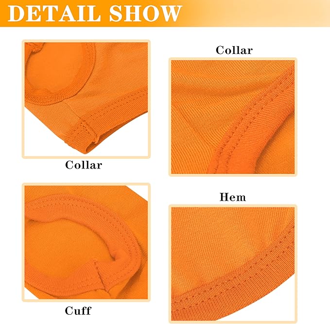 Cotton Dog Shirt with 'Little Miss Adorable' Corgi Head Print, Soft & Breathable Pet Apparel for Small, Medium, and Large Dogs, All-Season Sleeveless Vest, Cute and Comfortable Dog Outfit.Orange 3XL