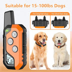 Shock Collar for Dogs, Dog Training Collar with Remote Control for 2 Dogs, 3 Training Modes with Beep, Vibration and Satic, Waterproof, Rechargeable for Large Medium Small