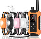 Shock Collar for Dogs 4 Pack (5–150Lbs), 4400FT Waterproof 4 Dog Training Collar with Remote Control 5 Training Modes Rechargeable Electric Dog Collar with Light, E Collars for Small Medium Large Dogs