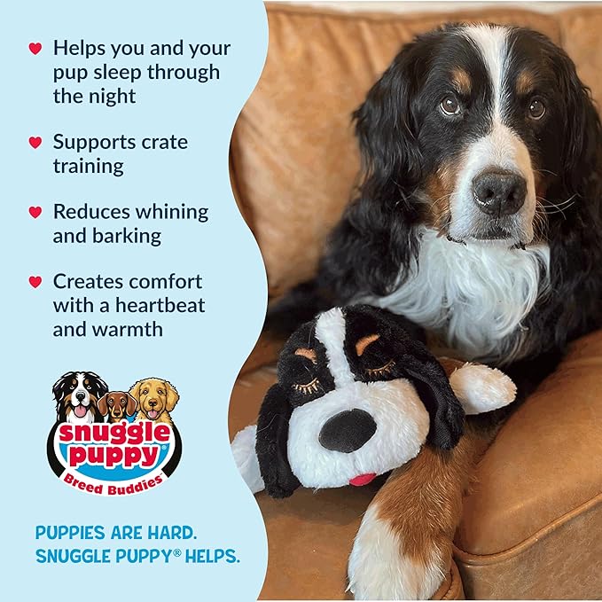 Snuggle Puppy Special Edition Toys - Heartbeat Puppy for Dogs - Pet Anxiety Relief and Calming Aid - Comfort Dog Toys for Behavioral Training