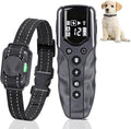 Ultra Small Shock Collar for Small Dogs, Dog Training Collar with Remote for Small Dogs 5-15lbs & Medium Large Dogs, Rechargeable, 2000ft Range, Collar with Beep, Vibration, Safe Shock,Grey