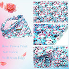 Elegant Little Tail Bandana - Washable Cotton Dog Kerchief & Reversible Scarf for Small to Large Dogs