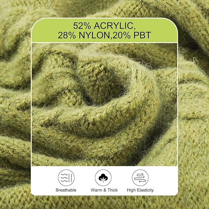BEAUTYZOO Small Dog Sweater-Dog Sweatshirt Pullover Cable Knit Wear Classic Turtleneck Thick Cold Weather Clothes for Small Dogs, Medium Dogs, Puppies,Green Cable S/M (Back: 14",Chest: 18", Neck: 11")