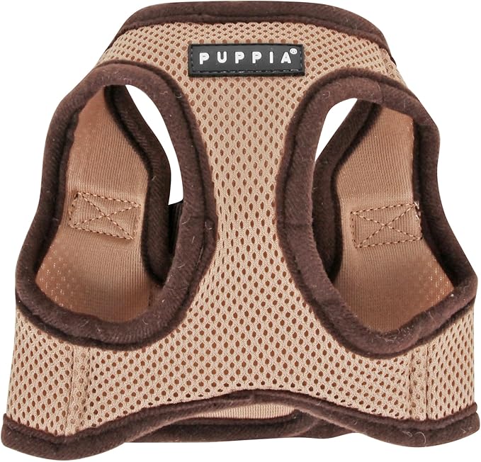 PUPPIA International Harness Soft B Vest, X-Small, Beige