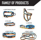 Wolfgang Heavy Duty Dog Leash, Pull-Tested for Walking & Training, SunsetPalms Print, Small