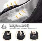 CUBY Dog and Cat Sling Carrier - Adjustable Breathable Mesh Small Pet Sling - Soft Pouch and Tote Design - Suitable for Puppy, Small Dogs Cats Outdoor