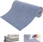Uranshin Cat Scratch Mat, Trimmable Self-Adhesive Furniture Protector, Scratching Post Carpet 78.7"x15.8" Couch Protector From Claws (Light Grey)