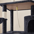 Topeakmart Cat Tower for Indoor Cats 63.5inch, Cat Furniture Condo with Scratching Posts as Kitten Activity Center