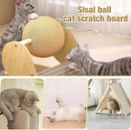 Cat Scratch Pad,Curved Multi-Purpose Toy | Indoor Cat Scratcher Board,for Climbing Home Indoor Outdoor Bedroom Living Room Corner Floor Rest