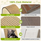 cat Scratching Post-Cat Scratching Pad with Cork