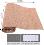 2 Pack Cat Scratch Furniture Protector Trimmable DIY Climbing Scratching for Indoor Couch Protector from Cat Claws, Walls and Tower Replacement (Beige, 15.7’‘ x 78.7'')