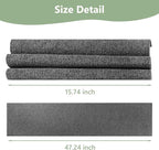 Cat Scratch Furniture Protector 47.2"x15.8" - Adhesive & Trimmable Cat Scratch Protection Mat to Shield Sofa, Couch, Wall, Cat Tree Post from Claws