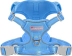 BARKBAY Dog Harness No Pull Mesh for Small Dogs - Adjustable, Reflective, Comfortable, No Choke, Heavy-Duty - Perfect for Outdoor Training, Walking, and Hiking - Strong & Durable - S & Blue Mesh