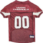 Pets First NFL Arizona Cardinals Dog Jersey, Size X-Small, Football Shirt Costume for Pet, Dog Sports T-Shirt, NFL Team Clothing for Cats, Licensed Pet Apparel Available in 7 Sizes and 32 Teams