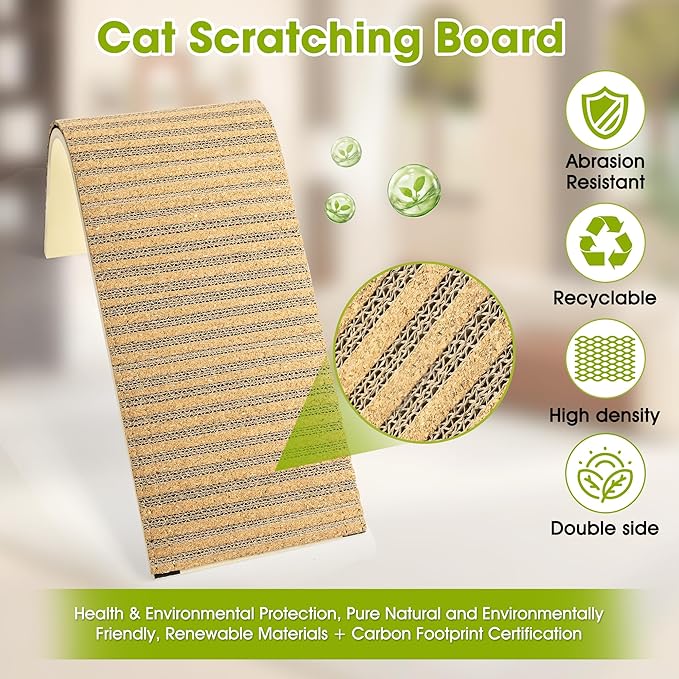 cat Scratching Post-Cat Scratching Pad with Cork
