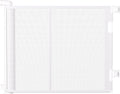 100 inches Retractable Baby Gate, 34 inches Tall Extra Wide Mesh Safety Gate for Open Floor Plans, Wide Doorways, Baby and Pet Barrier for Indoor Outdoor Use, White