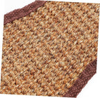 Fish Shaped Cat Scratching Pad Natural Sisal Hanging Protector for Furniture Claw Grinding Mat Eco-Friendly Cat Toy 20.86X5.23X1.18In