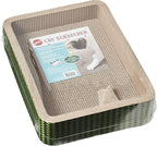 SPOT Corrugated Cardboard Cat Scratcher / 17" Bed/with Catnip and Silver Vine