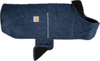 Carhartt Firm Duck Dog Chore Coat, Insulated Weather Resistant Jacket for Cold and Windy Conditions, Denim, Small