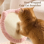 Modern Cat Tree Tower for Indoor Cats Large Adult, 37 inch Flower Cat Tree with Scratching Post, Luxury Aesthetic Cat Tree with Cloud-Soft Flower Perches and Physical Mouse-Sound Hanging Toy