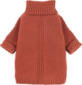 Fitwarm Thermal Knitted Dog Sweater Doggy Winter Coat Pet Clothes Doggie Turtleneck Jacket Puppy Outfits Cat Sweatsuit Red XX-Large