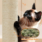 Topeakmart Cat Tree Cat Tower, Multi-Level Cat Condo Activity Center with Platforms Scratching Posts for Kittens Cats