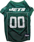 Pets First NFL New York Jets Dog Jersey, Size X-Large, Football Shirt Costume for Pet, Dog Sports T-Shirt, NFL Team Clothing for Cats, Licensed Pet Apparel Available in 7 Sizes and 32 Teams