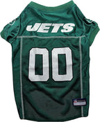 Pets First NFL New York Jets Dog Jersey, Size X-Small, Football Shirt Costume for Pet, Dog Sports T-Shirt, NFL Team Clothing for Cats, Licensed Pet Apparel Available in 7 Sizes and 32 Teams