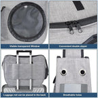 OWNPETS Pet Sling Carrier, Pet Airline Carrier Travel Bag, Fit 10~13lb Small Dogs, Comfortable, Adjustable, Perfect for Airline, Travelling, Daily Walk, Outdoor Activity and Weekend Adventure