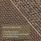 5 Packs cat Scratcher Toys Reversible Scratching Post Board for Indoor Cats Cardboard pad Sleep Play and Grind Claws