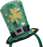 St Patricks Day Dog Costume - St. Patty's Day Doggie Headband and Green Bow Tie Kit