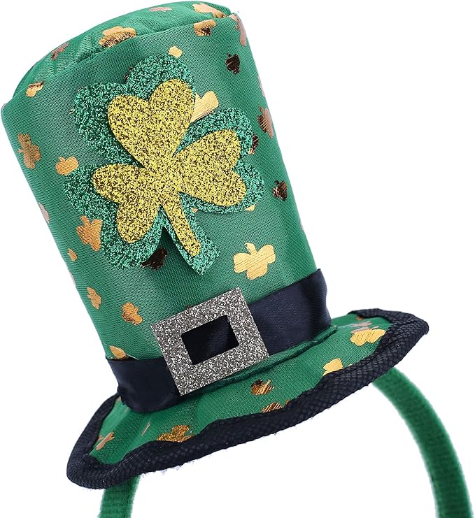 St Patricks Day Dog Costume - St. Patty's Day Doggie Headband and Green Bow Tie Kit